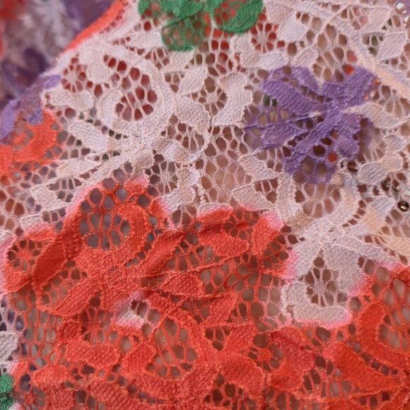 BP Floral Lace Drawstring Cover Up Pants, Women's 2X - Picture 5 of 9